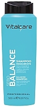 Szampon równoważący do włosów przetłuszczających się i skóry głowy - Vitalcare Professional Sebo Balance Shampoo — Zdjęcie N1