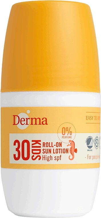 Krem do opalania w kulce dla dzieci SPF 30 - Derma Sun Kids Roll-on  — Zdjęcie N1