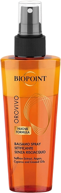 Rewitalizująca odżywka w sprayu do włosów - Biopoint Orovivo Balsamo di Bellezza — Zdjęcie N1