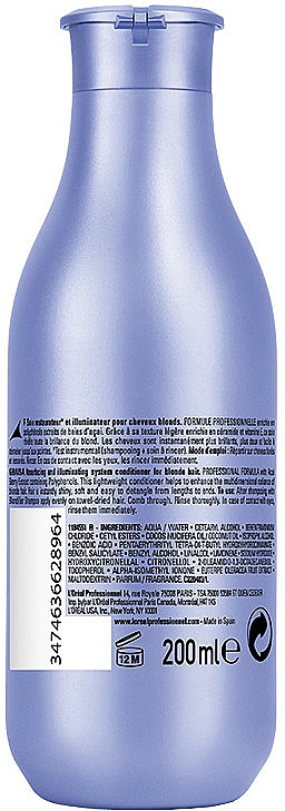 Regenerująca odżywka chroniąca blask włosów - L'Oreal Professionnel Serie Expert Blondifier Illuminating Conditioner — Zdjęcie N2