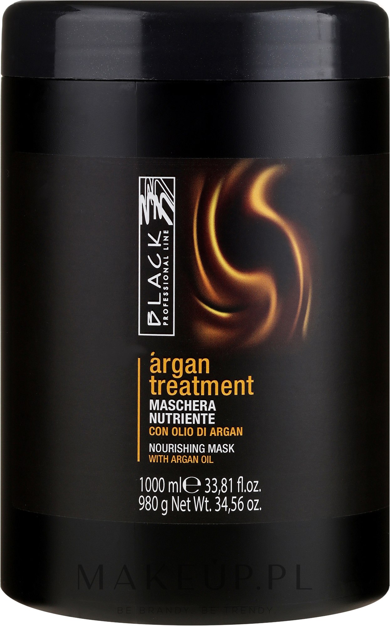 Maska do włosów z olejem arganowym - Black Professional Line Argan Treatment Mask — Zdjęcie 1000 ml