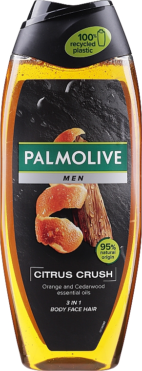 Orzeźwiający żel pod prysznic dla mężczyzn 3w1, pomarańcza i cedr - Palmolive MEN Citrus Crush — Zdjęcie N4