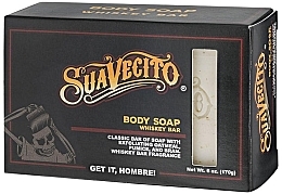 Kup Mydło w kostce do ciała dla mężczyzn - Suavecito Body Soap Whiskey Bar