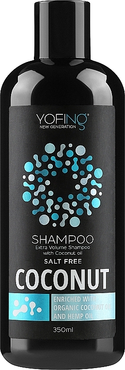 Szampon zwiększający objętość włosów z olejem kokosowym - Yofing Coconut Shampoo Extra Volume With Coconut Oil  — Zdjęcie N1