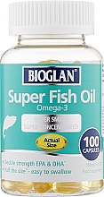 Omega-3 + kapsułki z olejem rybim - Bioglan Omega-3 Super Fish Oil — Zdjęcie N1