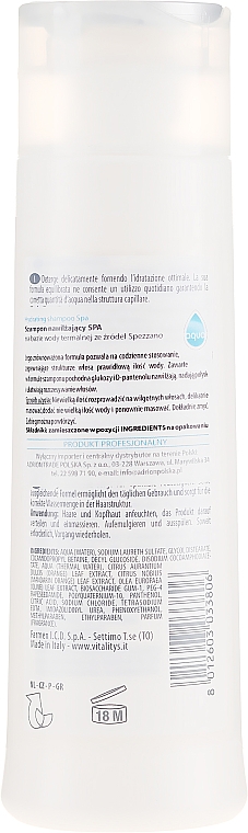 Nawilżający szampon do włosów - Vitality's Intensive Aqua Hydrating Shampoo — Zdjęcie N2