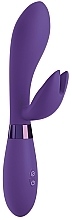 Wibrator-królik, fioletowy - PipeDream OMG! Rabbits #Bestever Silicone Vibrator Purple — Zdjęcie N3