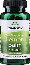 Kup Suplement diety Melisa, 500 mg	 - Swanson Full Spectrum Lemon Balm