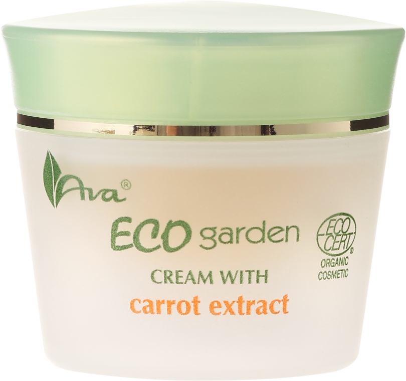 Certyfikowany organiczny krem z ekstraktem z marchwi 30+ - AVA Laboratorium Eco Garden — Zdjęcie N2