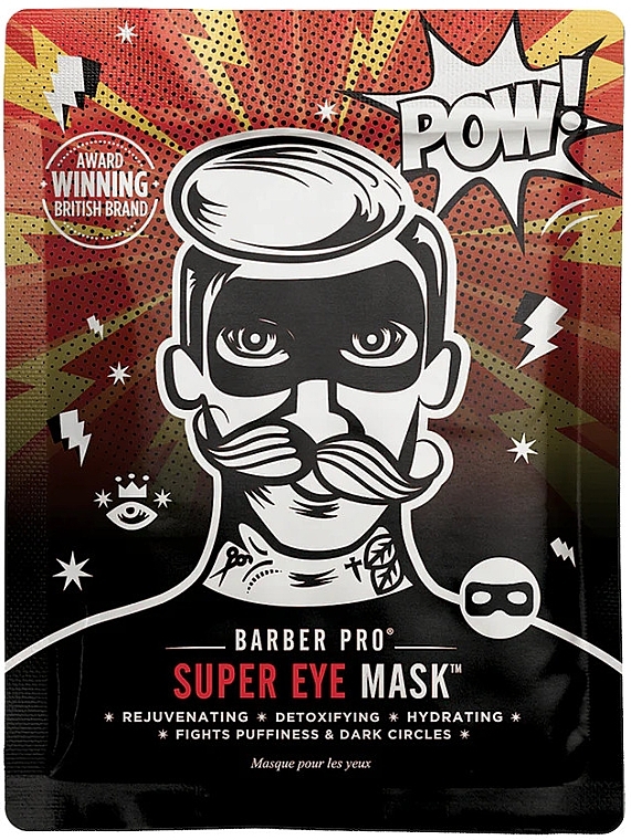Maska na okolice oczu - BarberPro Super Eye Mask — Zdjęcie N1