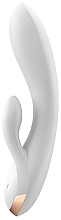 Wibrator królik, biały - Satisfyer Double Flex Connect App White — Zdjęcie N2