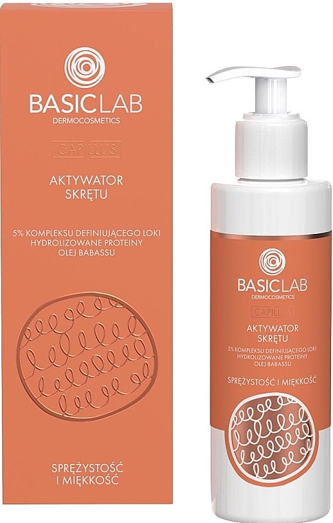 Aktywator skrętu - BasicLab Dermocosmetics Capillus — Zdjęcie N1