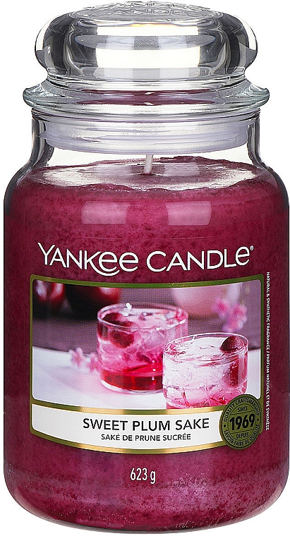Świeca zapachowa w słoiku - Yankee Candle Sweet Plum Sake — Zdjęcie N2