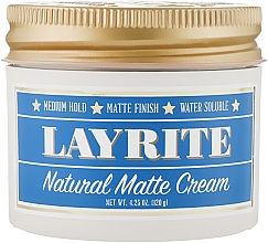 Matujący krem ​​do stylizacji włosów - Layrite Natural Matte Cream — Zdjęcie N3