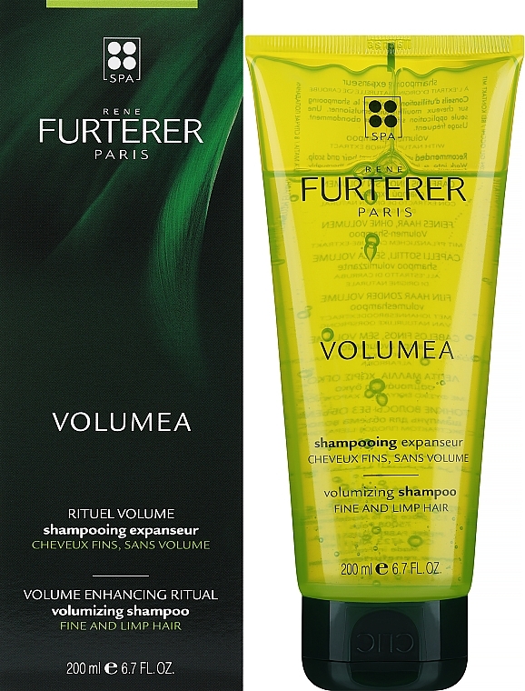 Szampon zwiększający objętość włosów - René Furterer Volumea Volumizing Shampoo — Zdjęcie N4