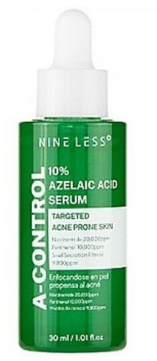 Serum z kwasem azelainowym 10% do twarzy - Nineless A-Control 10% Azelaic Acid Serum — Zdjęcie N1