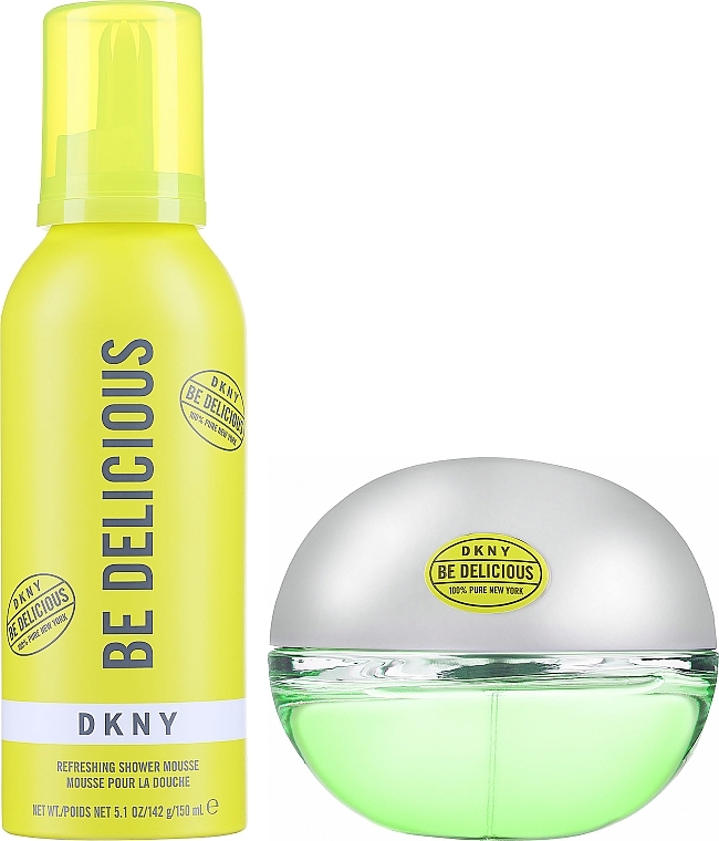 DKNY Be Delicious - Zestaw (edp/100ml + sh/mousse/150ml) — Zdjęcie N2
