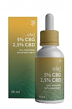 Kup Olej konopny o pełnym spektrum - 3H CBG 5% + CBD 2,5% Full Spectrum