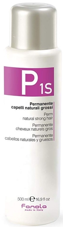 Trwała ondulacja do twardych włosów - Fanola P1s Perm Kit for Natural Strong Hair — Zdjęcie N1