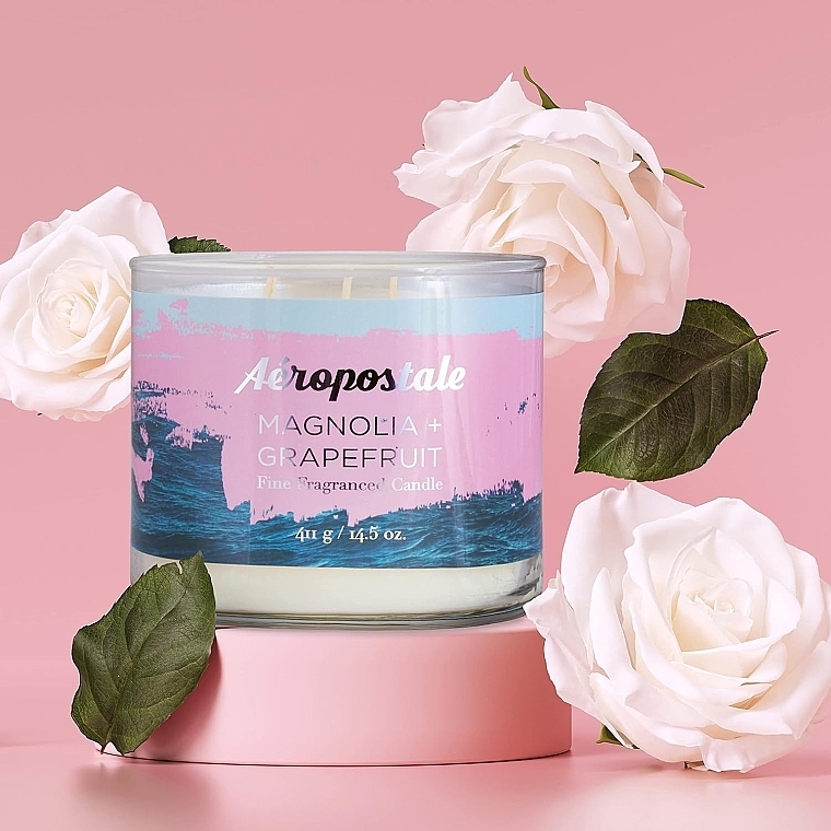 Świeca zapachowa - Aeropostale Magnolia & Grapefruit Fine Fragrance Candle — Zdjęcie N5