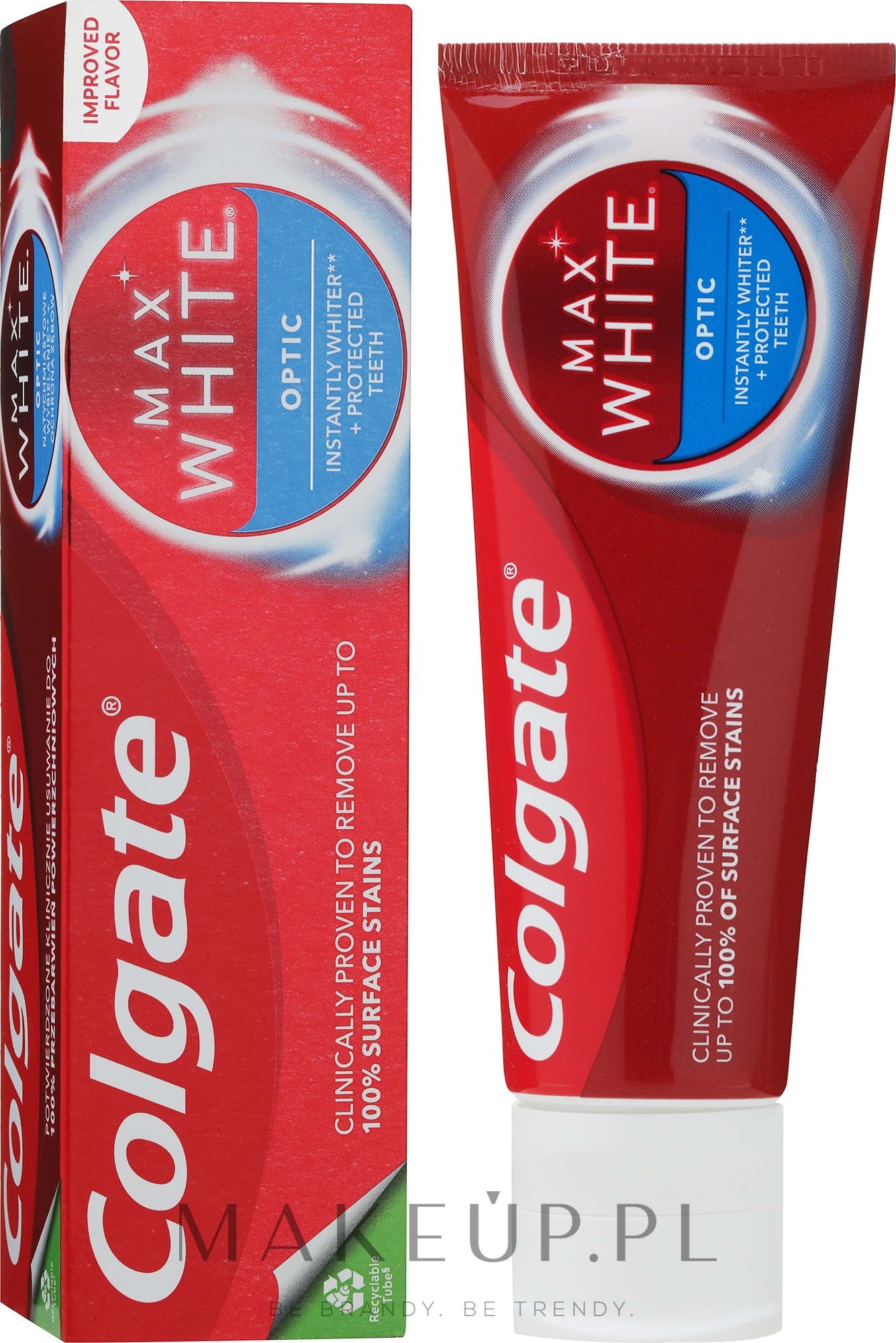 Wybielająca pasta do zębów natychmiastowy efekt - Colgate Max White Optic — Zdjęcie 75 ml