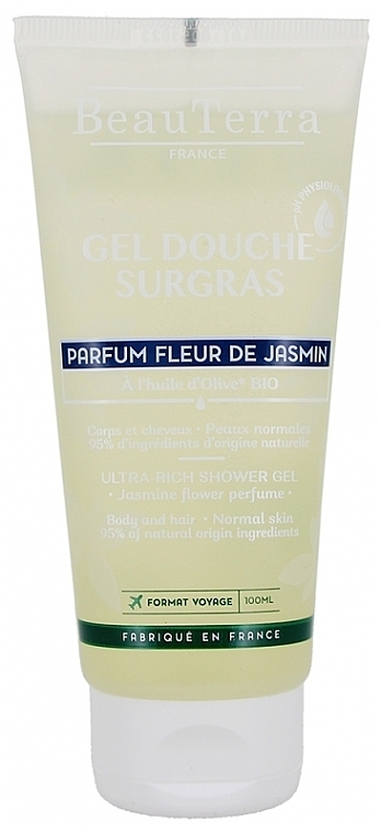 Żel pod prysznic Jaśmin - BeauTerra Shower Gel — Zdjęcie N1