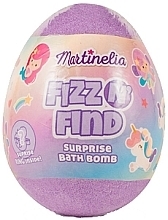 Jajko do kąpieli z niespodzianką, fioletowe - Martinelia Egg Bath Bomb — Zdjęcie N1