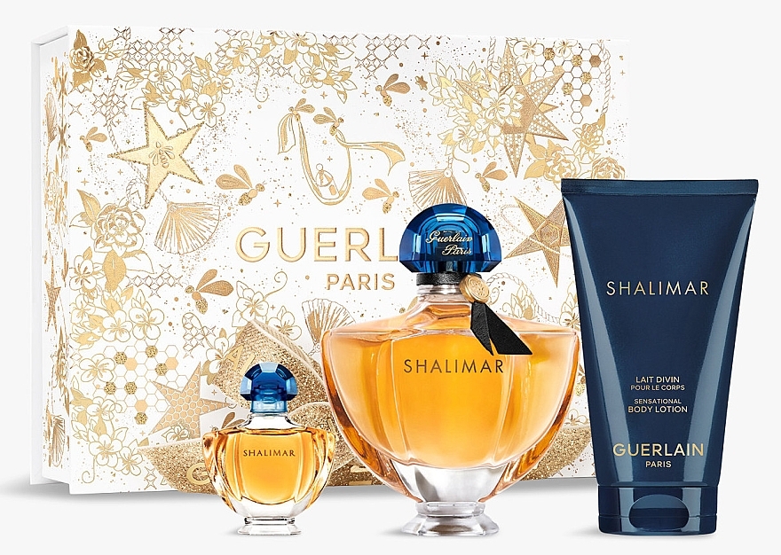 Guerlain Shalimar - Zestaw (edp/50ml + edp/5ml + b/lot/75ml) — Zdjęcie N1