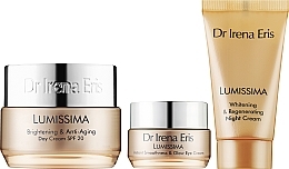 Zestaw - Dr Irena Eris Lumissima (d/cr/50ml + n/cr/30ml + eye/cr/15ml) — Zdjęcie N2