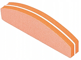 Polerka do paznokci, półkole, 100/180, pomarańczowa - Tools For Beauty MiMo Nail Buffer Orange — Zdjęcie N2