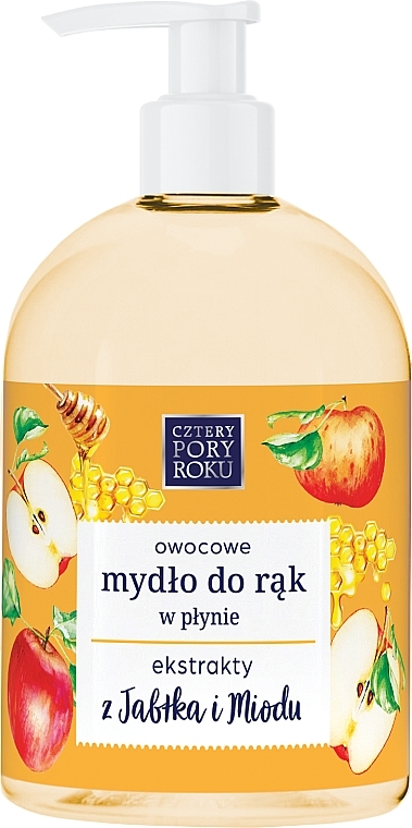 Mydło w płynie do rąk Apple Honey - Cztery Pory Roku — Zdjęcie N1