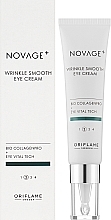 Przeciwzmarszczkowy krem ​​pod oczy - Oriflame Novage+ Wrinkle Smooth Eye Cream — Zdjęcie N2