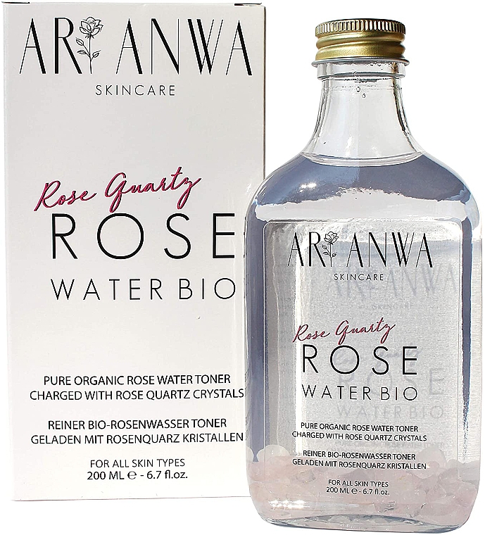 Woda różana - ARI ANWA Skincare Rose Quartz Rose Water — Zdjęcie N1