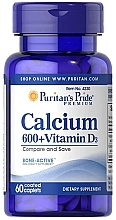 Kup Suplement diety Wapń+witamina D3, 1 mg - Puritan's Pride Calcium 600+ With Vitamin D3