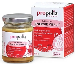 PRZECENA! Suplement diety wzmacniający odporność organizmu - Propolia Vital Energy Propolis, Honey, Royal Jelly & Ginseng * — Zdjęcie N1