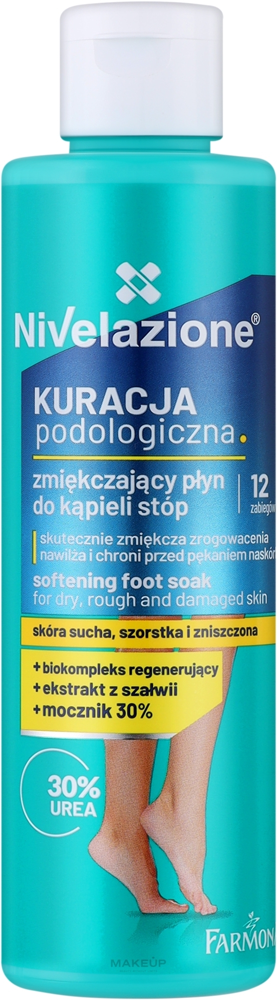 Kąpiel z mocznikiem do stóp - Farmona Nivelazione Softening Foot Soak — Zdjęcie 170 ml