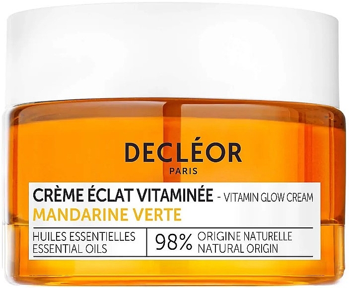Witaminowy krem rozświetlający do twarzy - Decleor Green Mandarin Vitamin Glow Cream — Zdjęcie N1