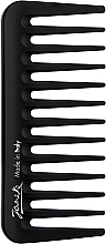 Grzebień do włosów, czarny - Janeke Mini Supercomb — Zdjęcie N1