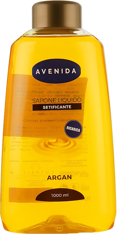 Mydło w płynie z olejem arganowym - Avenida Liquid Soap