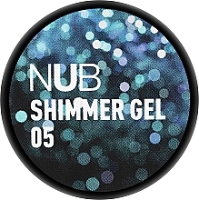 Żel do stylizacji paznokci z brokatem - NUB Shimmer Gel — Zdjęcie N1