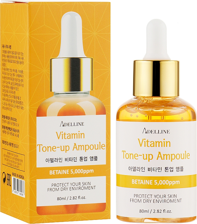Serum-ampułka do rozświetlenia skóry twarzy z witaminami - Adelline Vitamin Tone-Up Ampoule — Zdjęcie N2