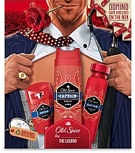 Kup Zestaw - Old Spice Captain (spray/150ml + sh/gel/250ml + deo/50ml)