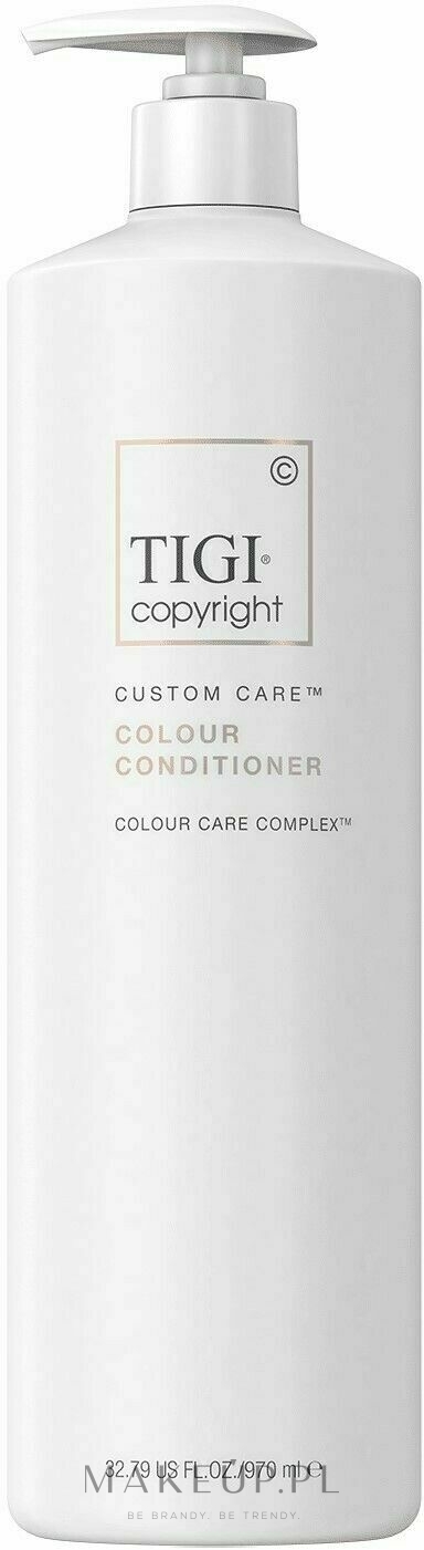 Odżywka do włosów farbowanych - Tigi Copyright Custom Care Colour Conditioner — Zdjęcie 970 ml