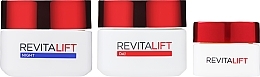 Zestaw - L'Oréal Paris Revitalift Programme (day/cr/50ml + night/cr/50ml + eye/cr/30ml) — Zdjęcie N2