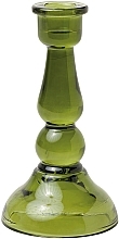 Kup Szklany świecznik - Paddywax Tall Glass Taper Holder Green