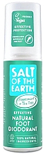 Kup Naturalny dezodorant do stóp w sprayu - Salt of the Earth Natural Foot Deodorant Peppermint & Tea Tree