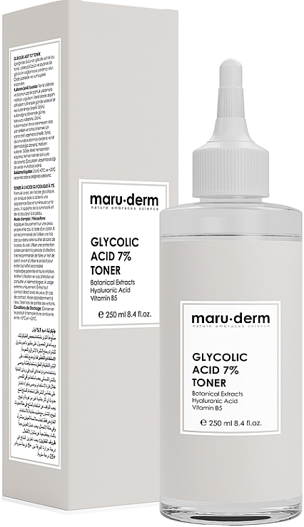 Tonik do twarzy z kwasem glikolowym 7% - Maruderm Cosmetics Glycolic Acid 7% Toner — Zdjęcie N1