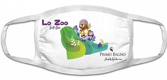 Maseczka ochronna na twarz Scate Lion - Primo Bagno Lo Zoo Face Protection Mask — Zdjęcie N1