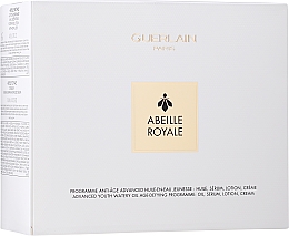 Kup Zestaw - Guerlain Abeille Royale Programme Anti-Age Advanced (f/oil/50ml + f/cr/15 ml + f/ser/8 x 0.6 ml + f/lot/40 ml + bag)