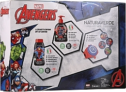 PRZECENA! Zestaw - Naturaverde Kids Avengers (sh/gel/250 ml + liquid/soap/250 ml + acc) * — Zdjęcie N2